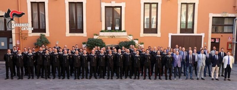 Catania, il Generale Del Monaco in visita ai reparti dei carabinieri