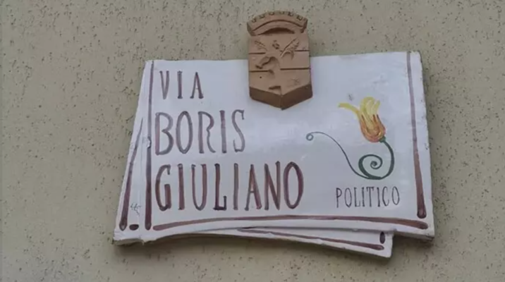 Gaffe a Castellana Sicula, Boris Giuliano sulla targa è definito “politico”