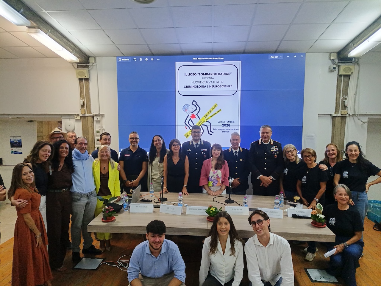 Lombardo Radice, inaugurazione delle due nuove curvature: criminologia e neuroscienze<span style=