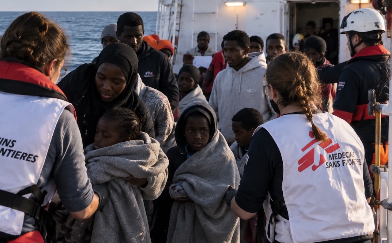 Migranti, nave di Medici Senza Frontiere salva 31 persone nel Mediterraneo: sbarco assegnato a Catania