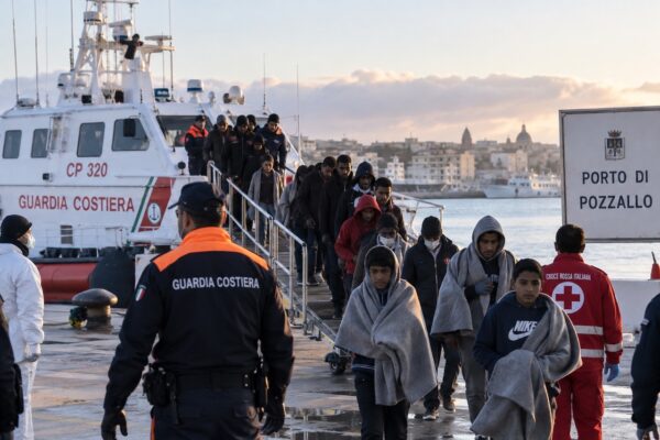 Pozzallo, soccorsi in mare 85 migranti: tra loro 24 minori