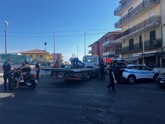 Catania, task force della Polizia Locale a San Giorgio e Nesima: controlli, sequestri e raffica di sanzioni