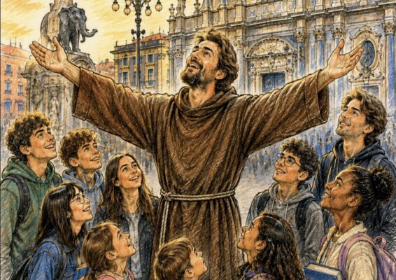 Il messaggio dell’arcivescovo Renna agli studenti di Catania: “Abbiate gli occhi pieni di stupore come Francesco d’Assisi”