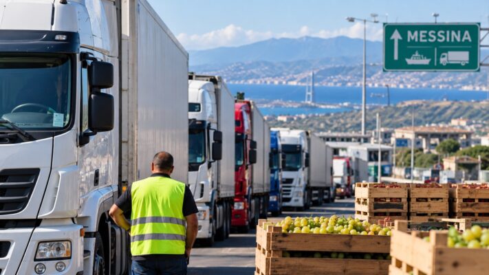 Sciopero tir in Sicilia, spiraglio per l’ortofrutta: da lunedì potrebbero ripartire i carichi, ma resta il nodo dei trasporti