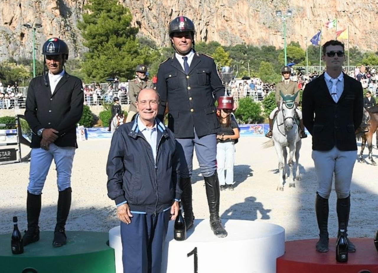 Coppa degli Assi, Schifani premia Luca Coata: “Evento di prestigio, miglioreremo gli spazi per il pubblico”