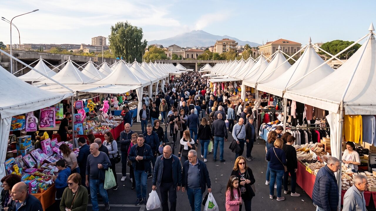 Catania, Fiera dei Morti 2026: il piano straordinario di viabilità