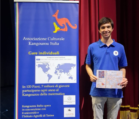 Luigi Russo del Liceo Galilei alla finale del Kangourou della Matematica 2026: un prestigioso traguardo per la Sicilia