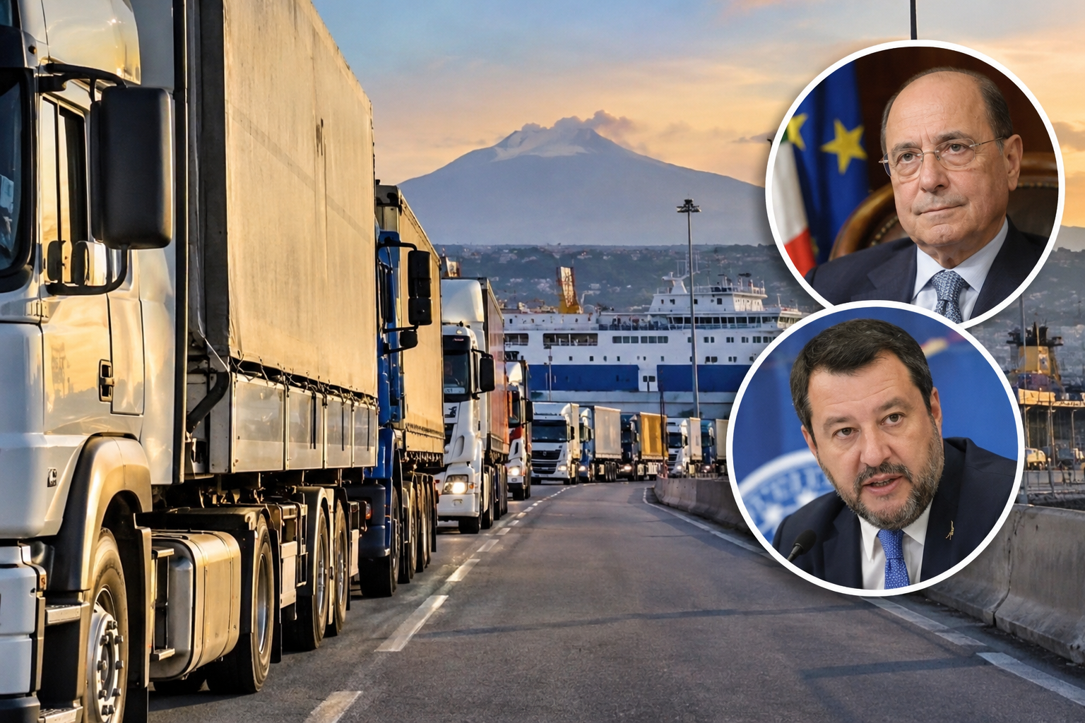 Autotrasportatori siciliani, Schifani: «Bene il confronto con Salvini, anche la Regione farà la sua parte»