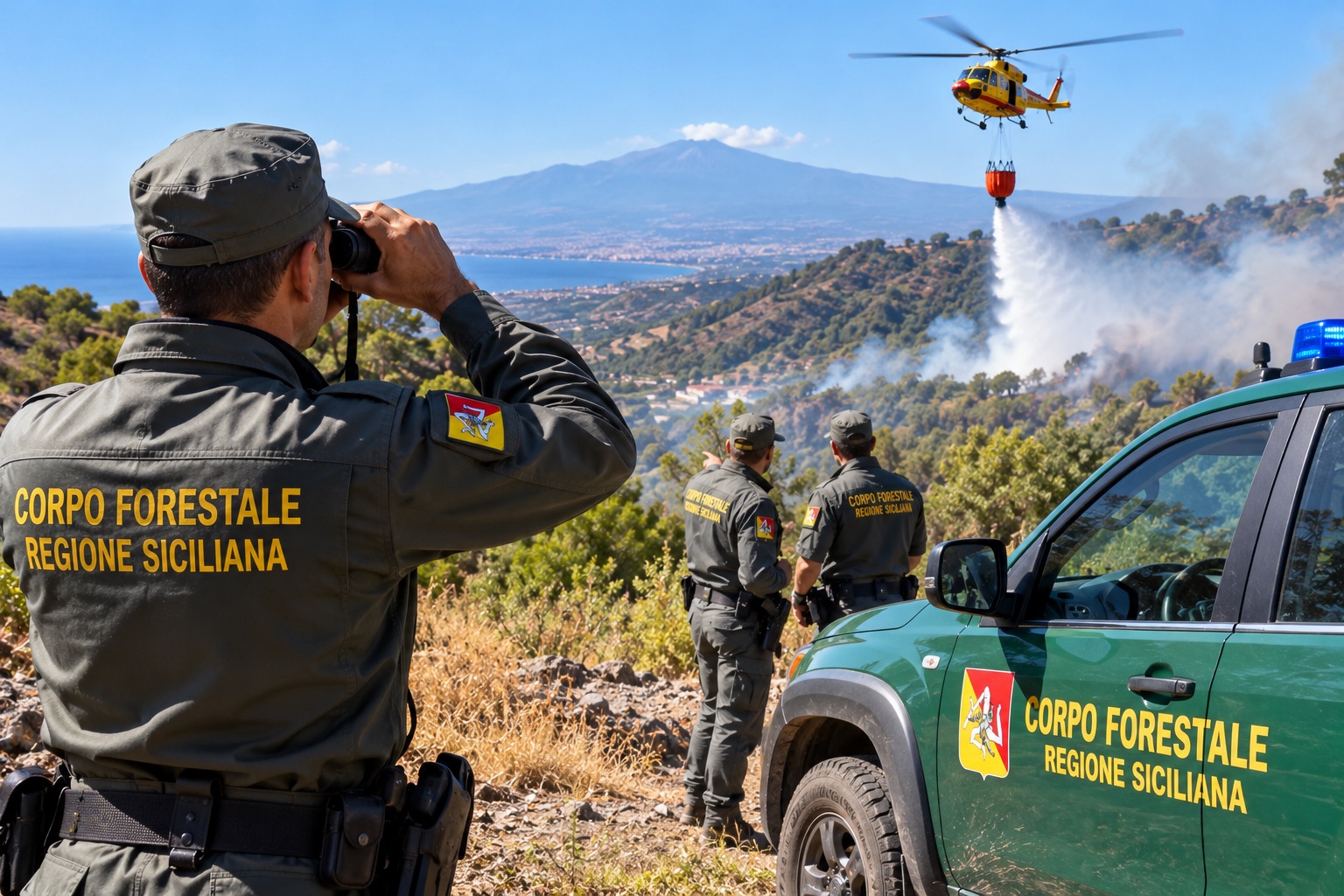 Sicilia, via libera all’assunzione di 94 agenti forestali: contratti il 28 ottobre, altri 206 in arrivo