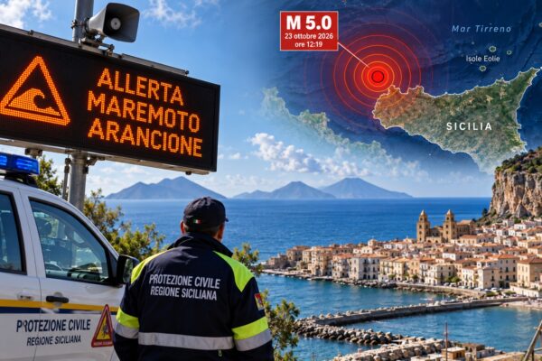 Terremoto nel Tirreno, allerta maremoto arancione in Sicilia: scuole evacuate e Protezione Civile mobilitata