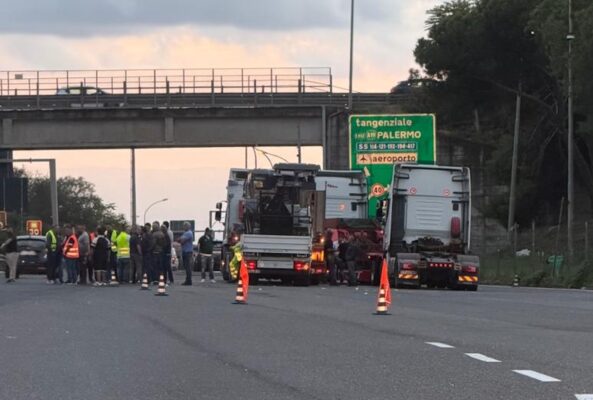 Protesta dei Tir in Sicilia, l’Aias non si ferma: sciopero confermato e presidio a San Gregorio. Scaffali vuoti nei supermercati