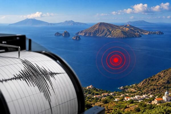 Terremoto di magnitudo 4.7 nel Tirreno Meridionale: scossa al largo delle Eolie