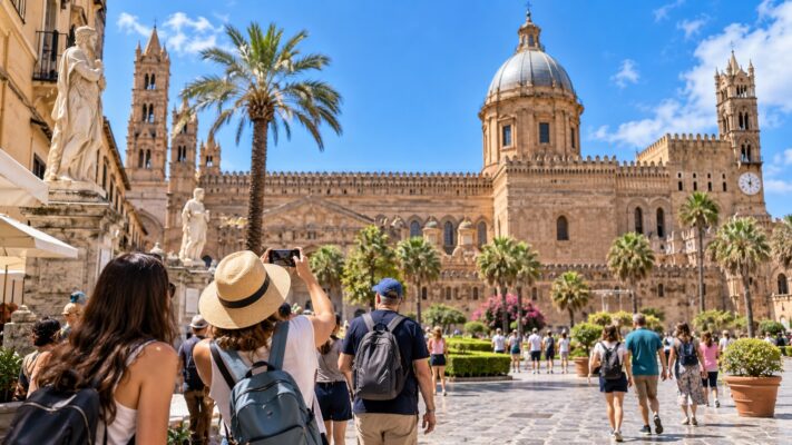 Turismo a Palermo, oltre 1,4 milioni di presenze nel 2026: boom di stranieri e 136 milioni di euro di spese digitali