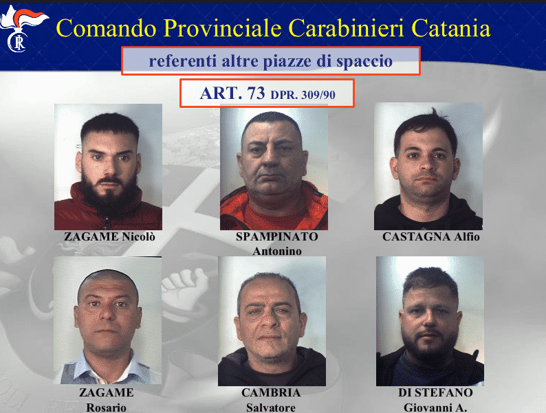 Gli arrestati dell'operazione Alter Ego