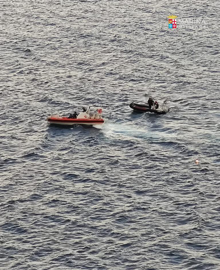 Recupero cadavere militare statunitense scomparso in mare Catania