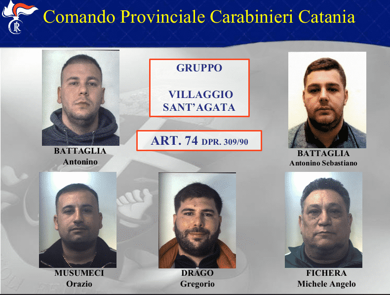 Gli arrestati dell'operazione Alter Ego
