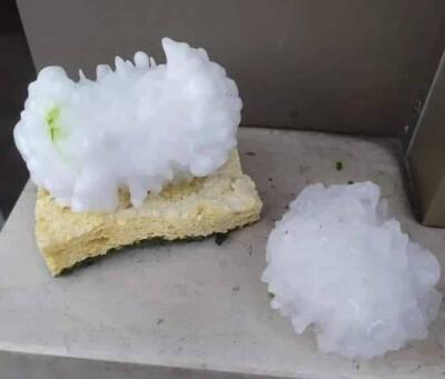 Grandine nel Milanese