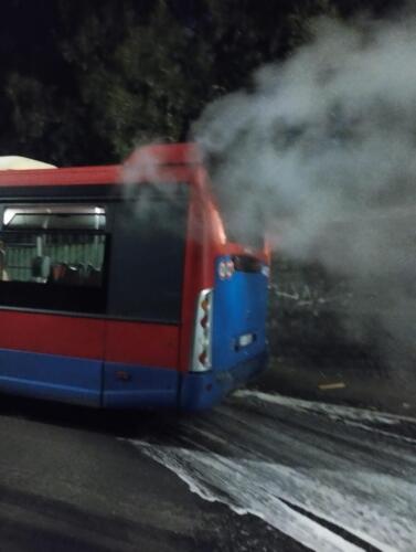 Autobus incendio Catania