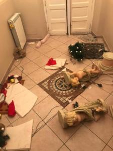 crolli terremoto 26 dicembre 2018 Acireale