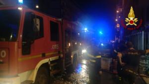Incendio via Reclusorio del Lume (Catania)