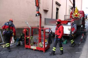 Terremoto di Santo Stefano, continuano le operazioni dei pompieri: in sicurezza chiesa del Sacro Cuore