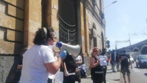 protesta a Catania 25maggio