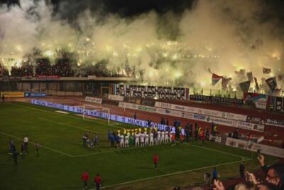 Alcuni scatti di ieri al Massimino