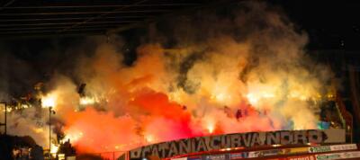 Alcuni scatti di ieri al Massimino