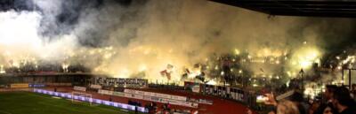 Alcuni scatti di ieri al Massimino