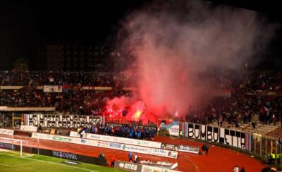 Alcuni scatti di ieri al Massimino