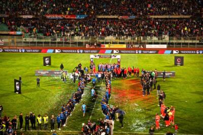 Alcuni scatti di ieri al Massimino