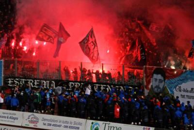 Alcuni scatti di ieri al Massimino