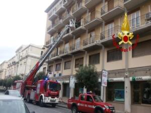 Incendio via Giuseppe Maieli 1