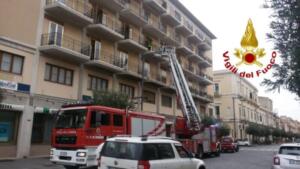 Incendio via Giuseppe Maieli 4