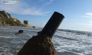 Punta Bianca - Scoglio danneggiato (1)