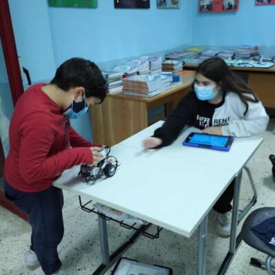 Alcuni momenti di attività robotica