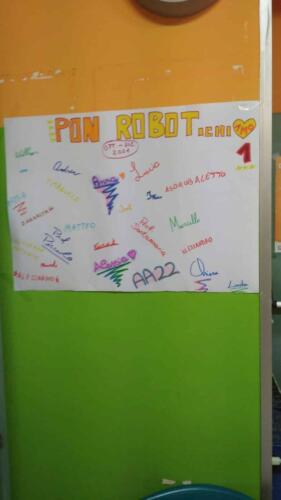 Alcuni momenti di attività robotica