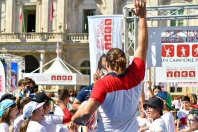 Alcuni scatti dell'evento "Un campione per amico"