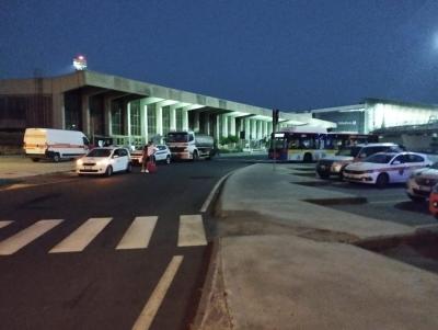 Alcuni scatti dell'incendio di ieri all'aeroporto di Catania