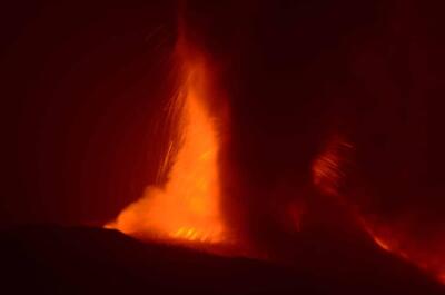 Alcuni scatti dell'eruzione dell'Etna del 09/08/21 di Orazio Valenti