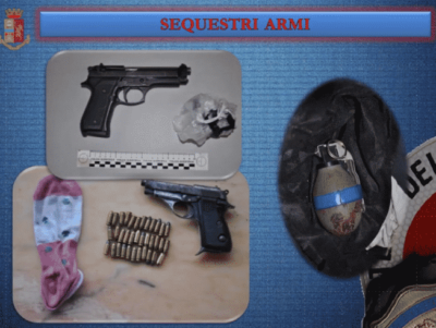 La droga sequestrata ad Adrano