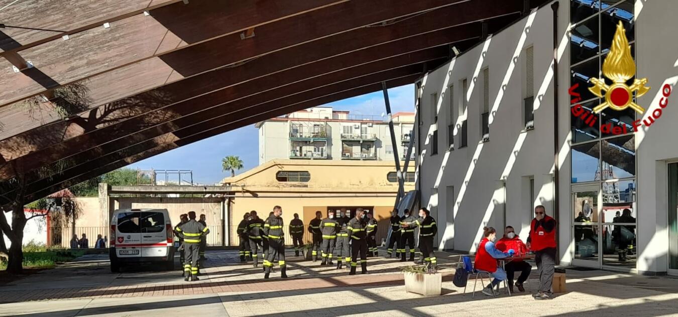 Coronavirus Catania, screening al centro di formazione dei vigili del fuoco 5