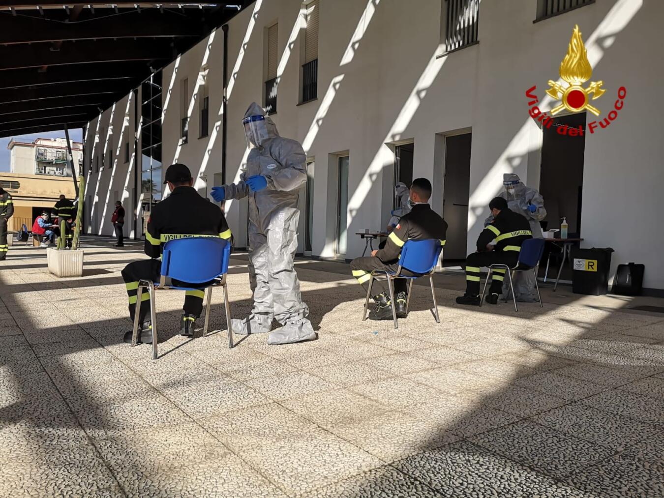 Coronavirus Catania, screening al centro di formazione dei vigili del fuoco 4