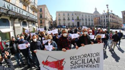 protesta chiusura pasquale ristoratori siciliani indipendenti (1)